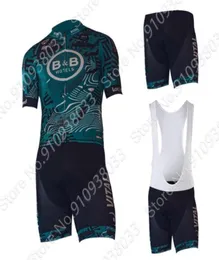 Conjuntos de corrida 2021 BB ELS Jersey Cyling Set Men039S Verão de manga curta Caso MTB Bib Shorts Maillot Cyclisme ROPA 1823674