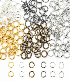 Akcesoria biżuterii Making Jewelry Odkrycia Komponenty 500pcllot 4 5 6 8 10 mm Pierścienie podzielone Pierścienie Złącza do majsterkowania J2620587