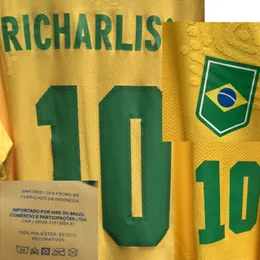 2021 Home Textile Match Worn Final Malcom Maillot Richarlison Dani Alves Custom Any Name Number Soccer patch badge 2566