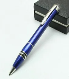 Classique Writing Supplies 금속 블루 아이스 플라워 크리스탈 탑 고급 펜 커프 링크 옵션 옵션 4923180