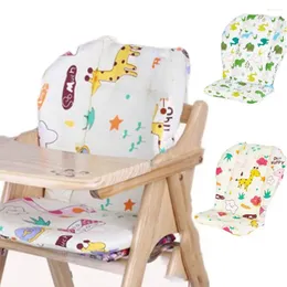 Stroller Parts Portable Cartoon Baby Mat Warm Cotton Thick Feeding Chair Kids Highchair Soft Cushion Accessories