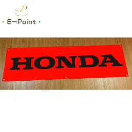 Acessórios 130gsm 150d Material Japão Honda Motorcycles Banner de carro 1,5ft*5ft (45*150cm) Tamanho para bandeira de casa YHX219