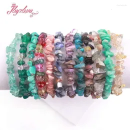 Bangle NATURAL: Apatite Beryl Opal Chip Freeform Withs for Women Chritmats Fashion Jewerly Gift Bracelet 3x5-5x8mm 7 "Drop