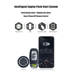 För Volkswagen VW Tiguan Push Start System Keyless Entry Proximity Keyless Entry System Biltillbehör Fjärrt start