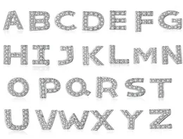 Stud Classic DIY 26 English Alphabet 925 Fashion 925 Srebrny biżuteria Dzika kryształ Eksynte A-Z Beauul Kolki SE4761334009