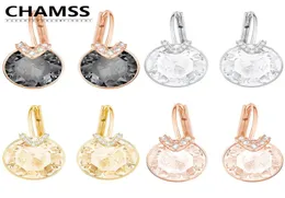 CHAMSS ns Earrings Rose Gold Diamond GOLD Earrings BELLA V PIERCED EARRINGS Black n Ear Studs Holiday gifts 2012231923056