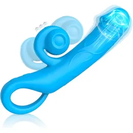 Outros itens de beleza da saúde Dildo realista clitóris vaginal Estimulação anual G Spot Spot Rabbit Vibrator adulto para mulheres Vibrando o orgasmo Pleasure Y240503