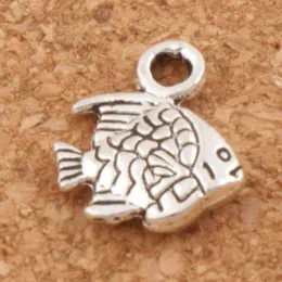 Piccole perle di fascino di pesce 500pcslot Pendenti argento antichi gioielli fai da te L062 107x95mm4875510