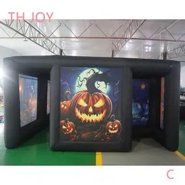 free air ship to door,Outdoor Activities 11x4m inflatable haunted house maze,customized labyrinth inflatable maze game for sale