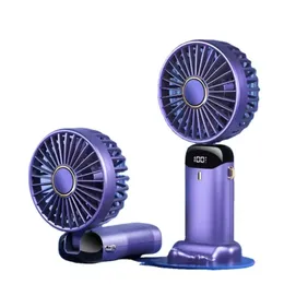 Handgehaltes Wasserspray Nebel Handlüfter USB 2 in 1 Mini Tischluftkühler Lüfter Tragbarer Klappventilator mit Ständer für Mobiltelefon