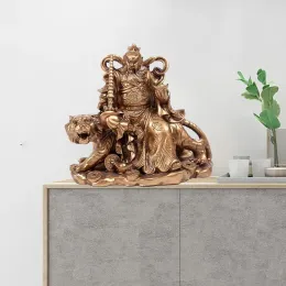 Rzeźby żywica Bóg bogactwa Zhao gongming posąg chińskie mitologiczne postacie rzeźbia domowy biuro salonu feng shui posąg