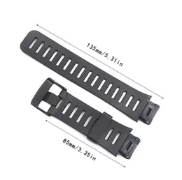 1Set Soft Rubber Watch Band Metal Schnallen Armband Armband für Suunto Xlander Smart Watch Accessoires Kit H09156667900