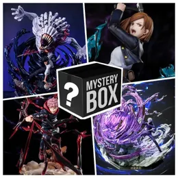 Blind Box 10-30cm Kaisen Anime Figure Mystery Box Surprise Mystery Box Yuji Gojo Satori Lucky Box Lucky Strike Köp en får fem T240506