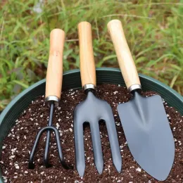 Pots Plant Flower Shovel Household Succulent Planting Gardening Loose Soil Tool Mini Stainless Steel ThreePiece Set Potted Planter