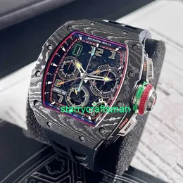 RM Luxury Watches Mechanical Watch Mills Rm65-01 Carbon Fiber Ntpt Men's Fashion Leisure Sports Machinery Form st2G