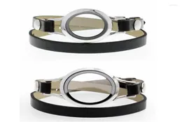 Charm Armbänder 1PC Wrap Armband Larkette mit Erbstücksgesicht PU Leder 18 Farben können Fawn229839522 wählen