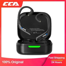 Aurberi per cellulare CCA BTX Bluetooth Compatibile 5.2 True Earphone Wireless Earch Aurnochoni Sport Americi ad alta Fidelity Fidelity Gaming J240508