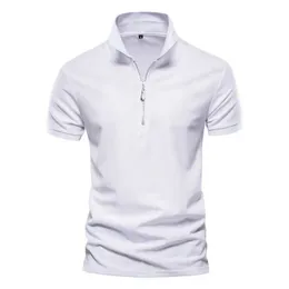 CSK3 Herrklänningskjortor Aiopeson Cotton Men s Solid Color Dragkorgs lapptäcke för män Fashion Business Casual S Män Ny sommar D240507