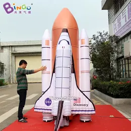 8mH (26ft) with blower Outdoor Giant Advertising Inflatable Areospace Models Blow Up Space Flight Airplane Models Balloons For Decoration With Air Blower