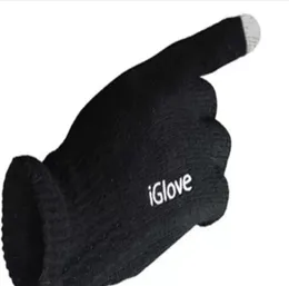 Mode unisex igloves färgglad mobiltelefon berörda handskar män kvinnor vinter mantens svart varm smartphone kör handske 2 st a pa1079912