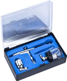Modell 134 Airbrush Set DoubleAction Trigger AirPaint Control med 7CC22CC Side Cup 03mm Tip Side Feed8258069