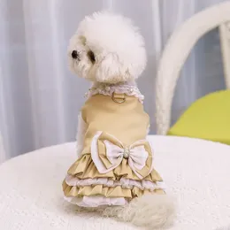 Śliczna sukienka dla psów księżniczki Koreańska moda Bichon Teddy Ubrania Dring Cat Spódnica 240508