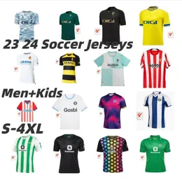 23 24 24 Koszulki piłkarskie Levantereal Soccer Zaragoza Sadiq Dyego Sousa Akieme Juan Villar 2023 2024 Football Shirt Rivera P.Garcia Kravets J.Berrocal Abdon Cadiz