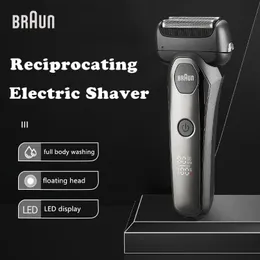 O original dos 7200s barbeador elétrico para homens 3D Flade Flade Rechargable Barba Máquina de aparador de barba barbear para barbeiro 240423