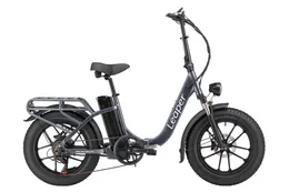 USAストックリーパー48V 15AH 750Wバッテリー35mph電気自転車20 "ファットタイヤシム7スピード油圧ディスクブレーキ70マイル最大レンジ電気自転車