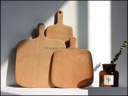 سكاكين المطبخ Aessoriors المطبخ شريط الطعام Home Gardenwooden قطع لوحات أزياء لوحة الفاكهة الكتل الخشبية الكتل Beec9135519