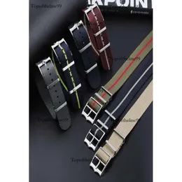 Nylon Nato Strap Premium Seatbelt Watchband 20mm 22m استبدال المعصم الرياضي العسكري لـ Tudor Watch Original Edition