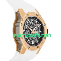 RM Luxury Watches Mechanical Watch Mills RM63-01 Dizzy Hands Auto Rose Gold Men 42mm Watch RM63-01 AO RG Steh