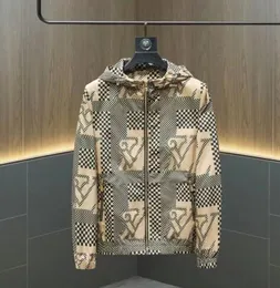 Frühling Herbst Herren Luxus Modejacke Lose Hoody Kragen Plaid Marke Youth Man lässig übergroß