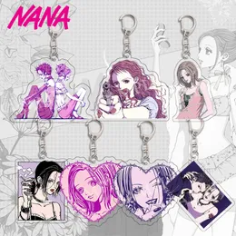 Anime Nana Keyring Manga Osaki Keychain Ai Yazawa Osaki Serizawa Reira Figur Key Chains Jewelry Presentpåse Pendant Partihandel