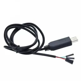 1PCS دعم USB ل COM CABLE CABLE USB إلى RS232 TTL UART PL2303HX Auto Converter