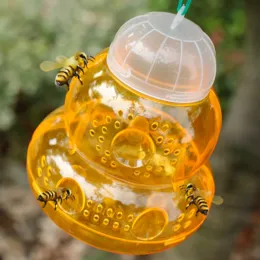 Traps 1PC Gourd Shape Bee Trap Wasp Trap Fly Flies Insect Bug Honey Pots Hanging Honey Pot Trap Catcher