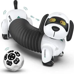 Kids Electric/RC Bewgl Robot Control Pet Child Electronic Demote Talking Toys Dog Wireless 24G интеллектуально для Smart Programmabl Animal CDFR