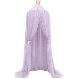 240cm Mosquito Net decoration home Baby bed Curtain Round Crib Tent Hung Dome Photography Props #XT 256D