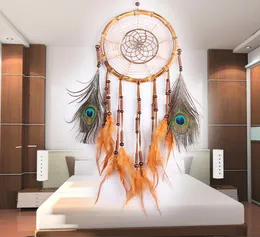 New Dreamcatcher Wind Chimes with Feather Dream Catcher Wall Hanging Decoration Pendant Home Decor Ornament Gift1020212