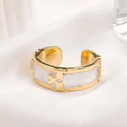 Klassiker Designer Ehering Ring Neuer Mode Charme Frauen Verstellbarer Ring Hochwertiges Geburtstagsgeburtstag Liebesgeschenkdesign für Frauen Edelstahl Ring Richtiger Logo