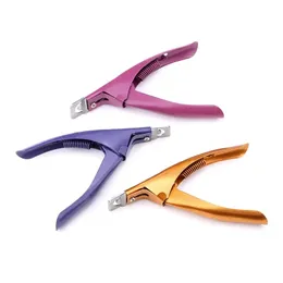 2024 NEW 1pcs Nail Capsule Cutter U-Shaped False Acrylic Tips Scissors Trimmer Cutters Nail Clipper Professional Manicure