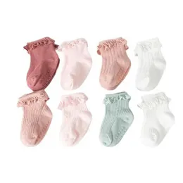 Çocuk SOCKS 4PAIR/LOT YENİ BAŞKA ÇOCUKLARI KALDIRMAYAN KIRILMAK KIŞ Pamuk Çoraplar Düz Renkli Bebek Ayak Çorapları