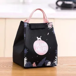 Сумки изолированная коробка для ланч сумки портативная утолщенная алюминиевая фольга бенто коробка сумка оксфордский материал японский стиль японский стиль