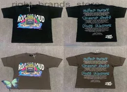 Rolling Loud Miami الحصري خط Tee Painted Graffiti قصير الأكمام Tshirt W2208115411023