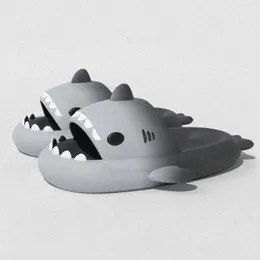 Summer Home Women Shark Slippers Anti-skid EVA Solid Color Couple Parents Outdoor Cool Indoor Household Funny Sf5og#