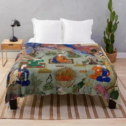 Blankets Shahnameh Throw Blanket Fashion Sofas Summer Beddings Of Decoration Fluffys Large Furry