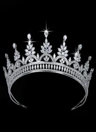 Crown HADIYANA Romance Magnificent Women Wedding Bride Hair Accessories Cubic Zirconia Jewelry BC5693 Couronne De Mariage1661400