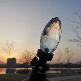 Crystal Glass Prismas Sun Catcher Filled Camera Camera Filtro POGRAFIA PRISMO PRISM DO ESTUDO DE DECORAÇÃO DO HOME DO CASA PO 240430
