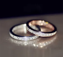 18K Rose Gold Natural Bizuteria Jewelry Ring для женщин Anillos de Wedding White Gemstone Jewelry 18K Белое золото кольцо Joyas Box8550162