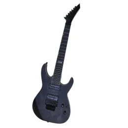 Guitar 7 Strings Flame Maple Top E -Gitarre mit Tremolo Bridge, HH -Pickups, bieten Anpassung an